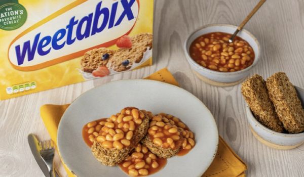 Beans on weetabix
