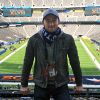 Phil Spooner at the Super Bowl stadium