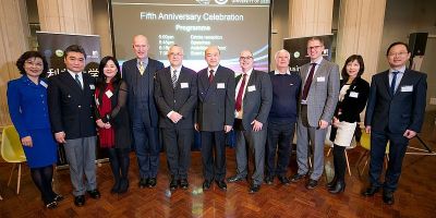 Group photograph of the staff from the Business Confucius Institute