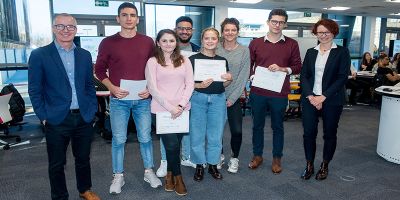 Group photograph of the event winners