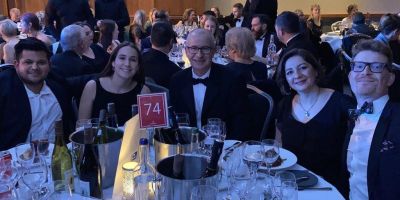 Leeds University Business School staff attend the award ceremony