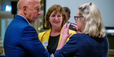 Anne Salisbury at a recent small business event