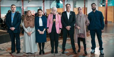 Group photo from Muslims in the North exhibition launch
