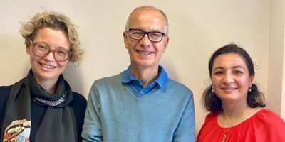 Left to right: Lena Jaspersen, Tony Morgan and Sanaz Sigaroudi