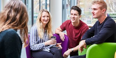 Group of students chatting