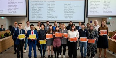 Partnership award winners  and runners up 2022