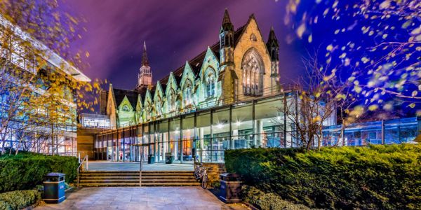 Maurice Keyworth building at night