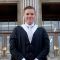 Image of alum Andreas Aas at his graduation