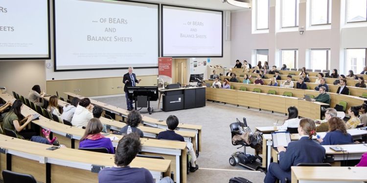 Bank of England event April 2025 in Esther Simpson lecture theatre
