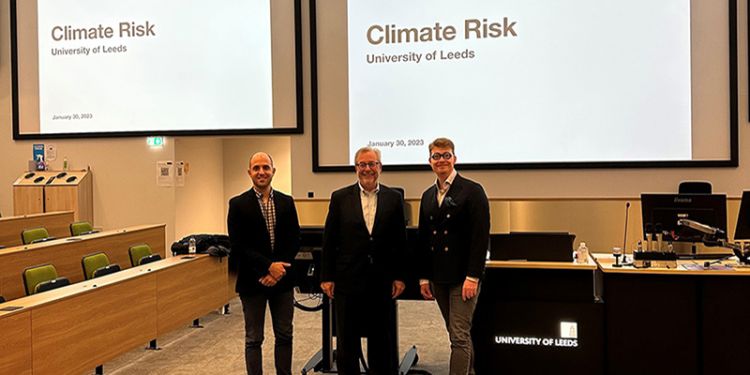 Dr Danilo Mascia, Mr Mark Hughes, and Prof Edgar Meyer, Deputy Dean.