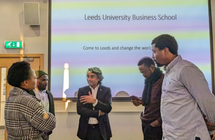 Entrepreneur Anith Puthiyankath inspires MBA students