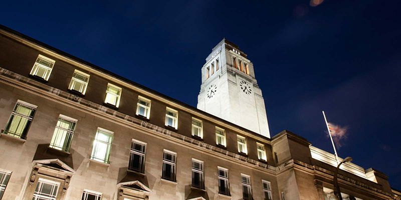 Parkinson Tower at night